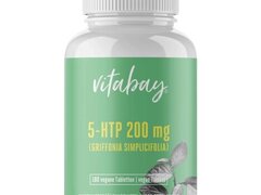 Vitabay 5-HTP 200 mg - 180 Tablete, insomnie, depresie, migrene